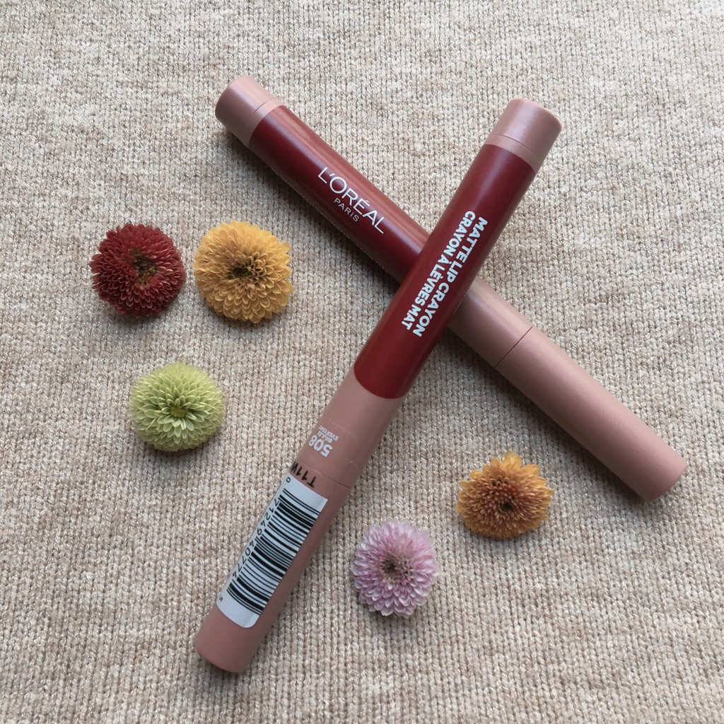 [Chính Hãng] Son Lì Bút Chì L'Oreal Matte Lip Crayon Loreal Paris Lipstick | BigBuy360 - bigbuy360.vn