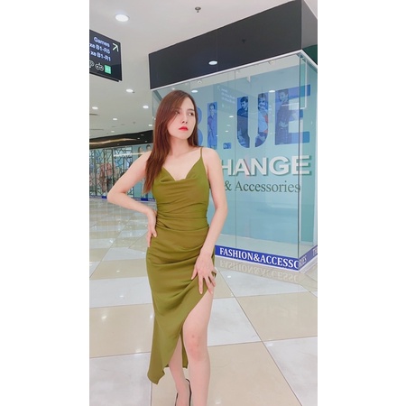 Váy lụa cổ Đổ