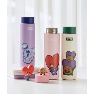 Bình nước BT21 x Lock&Lock kèm túi vải | Slim Tumbler