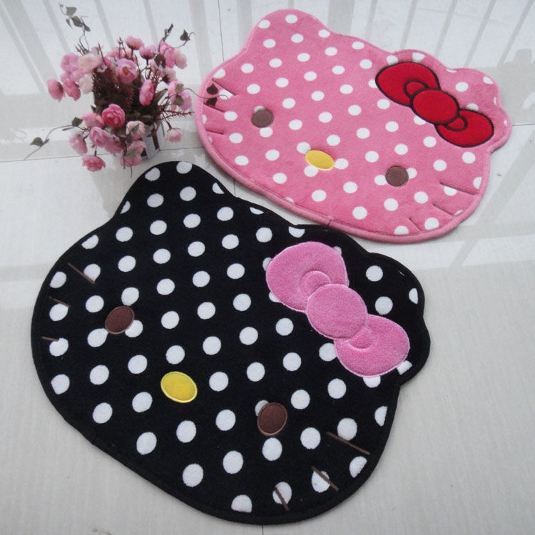 Thảm Lót Sàn Hình Mèo Hoạt Hình Dễ Thương Trang Trí Nhà Cửa