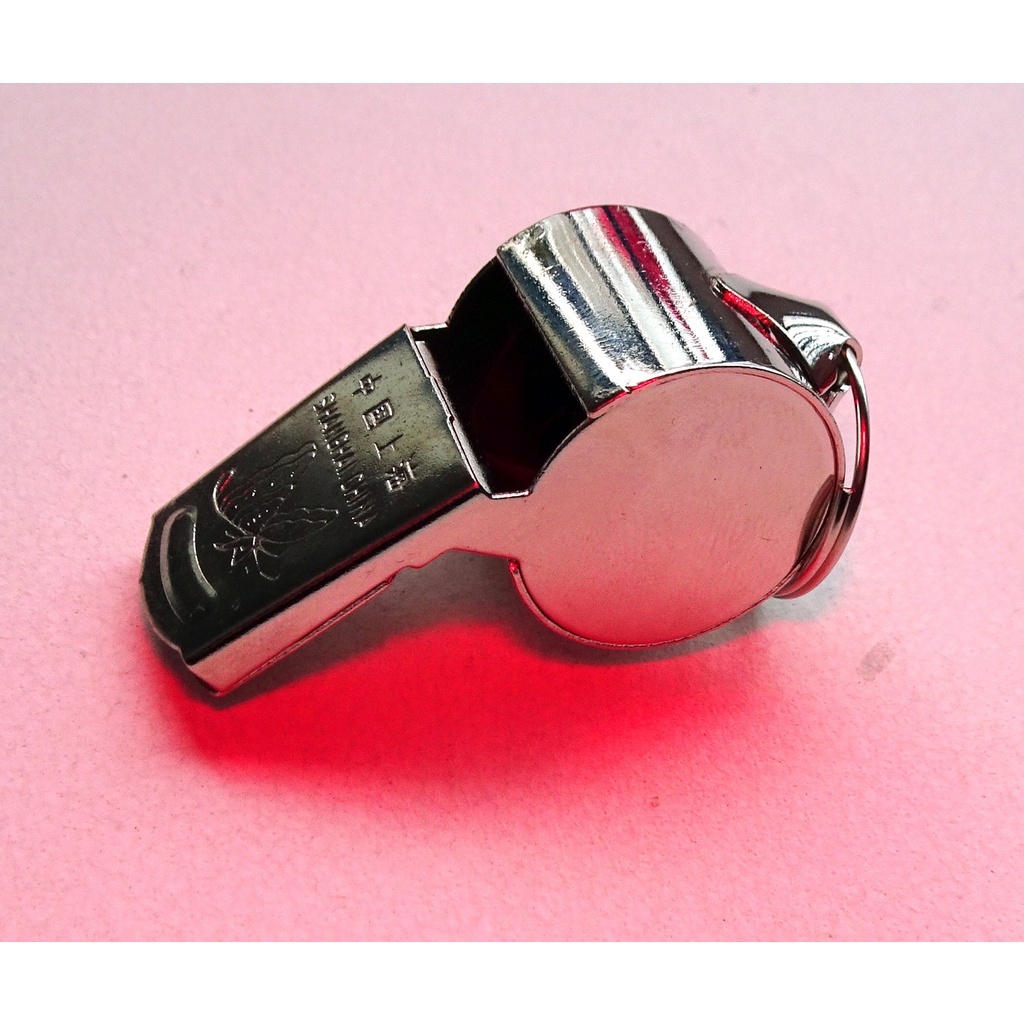 Còi Thể Thao Inox Kiểu 1 Cổ Điển Có Bi Kèm Dây Đeo Thông Báo Tín Hiệu Có Clip Âm Thanh Thực Tế