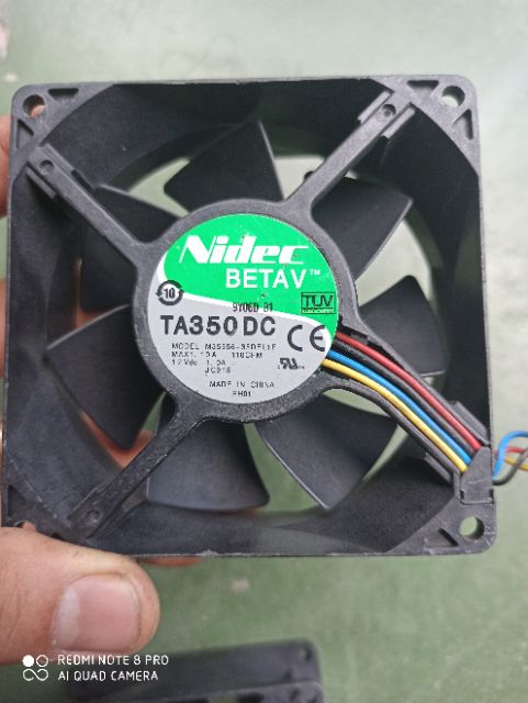 Quạt nidec,delta 12v 0.55A, 1.0A vuông 9cm mạnh mẻ ít ồn