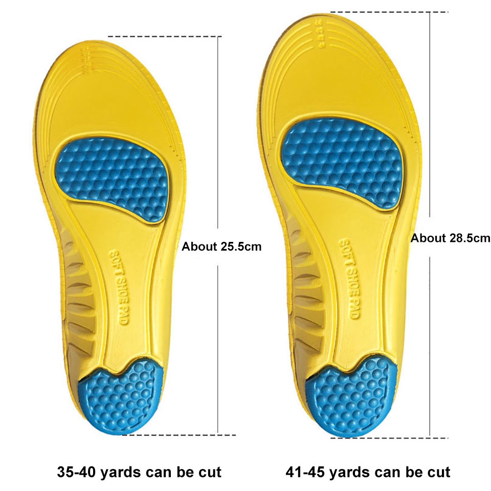 Miếng Lót Giày Bằng Cao Su Non Thoáng Khí Khử Mùi Cho Nam Nữ