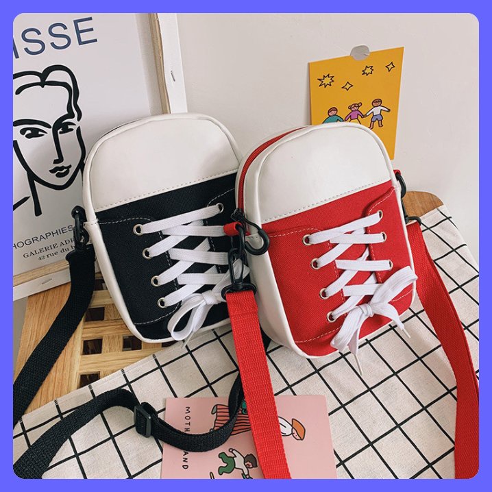 Túi chéo đeo vai nữ mini đi học đi chơi giá rẻ hình đôi giày thời trang quà tặng sinh nhật ý nghĩa