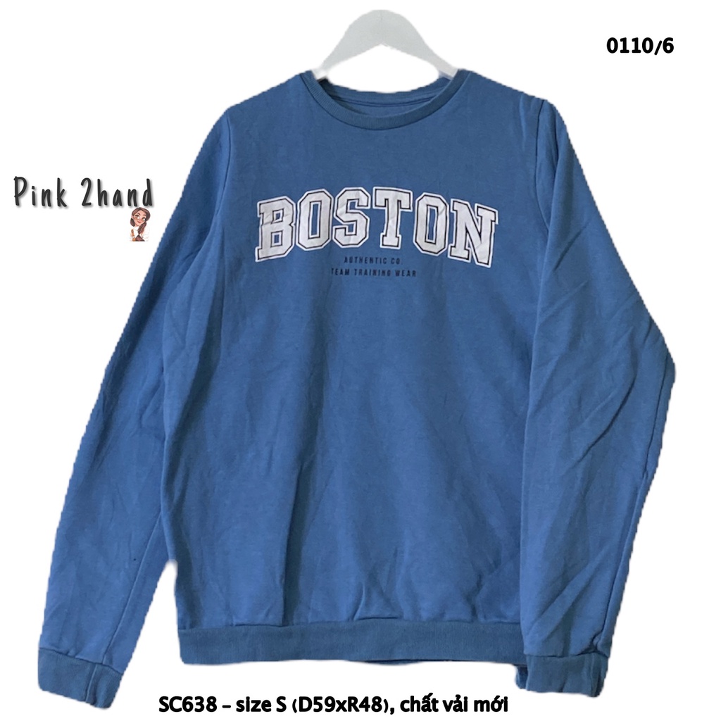 Áo Sweater nữ, nam 2hand, chất dày, size XL/XXL - 1112-2