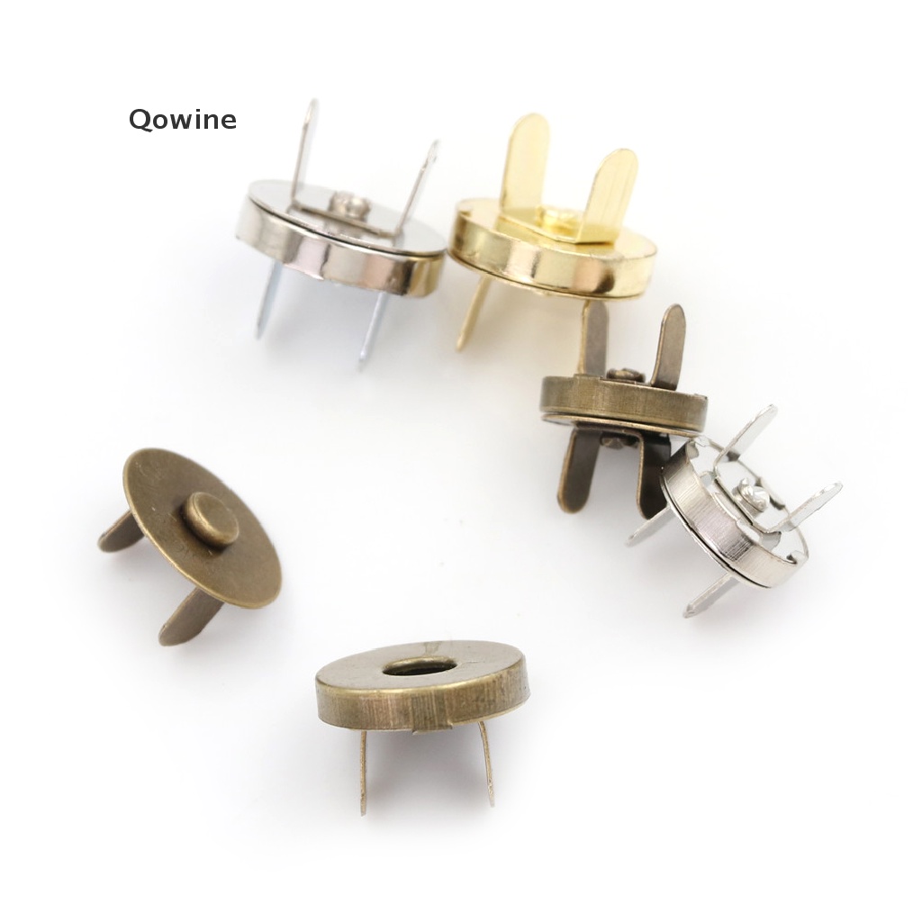 Bộ 10 nút gài khóa nam châm kích thước 14mm tiện dụng dành cho túi xách