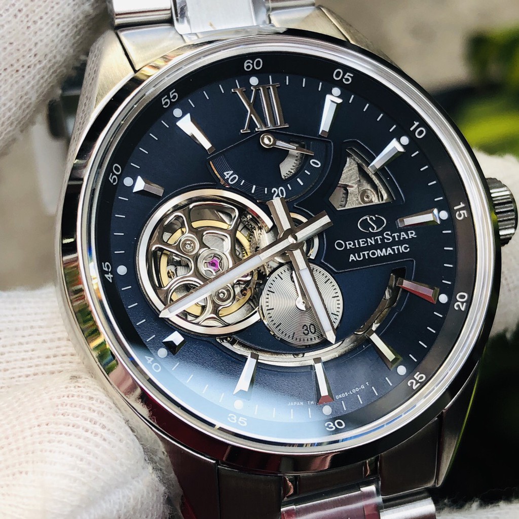 Đồng hồ nam Orient Star Skeleton SDK05002D0 -  Máy Automatic cơ - Kính Sapphire