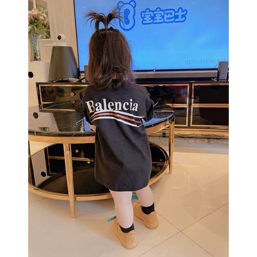 Áo thun balencia basic cho bé , áo thun bé trai , bé gái unisex , TP KIDs
