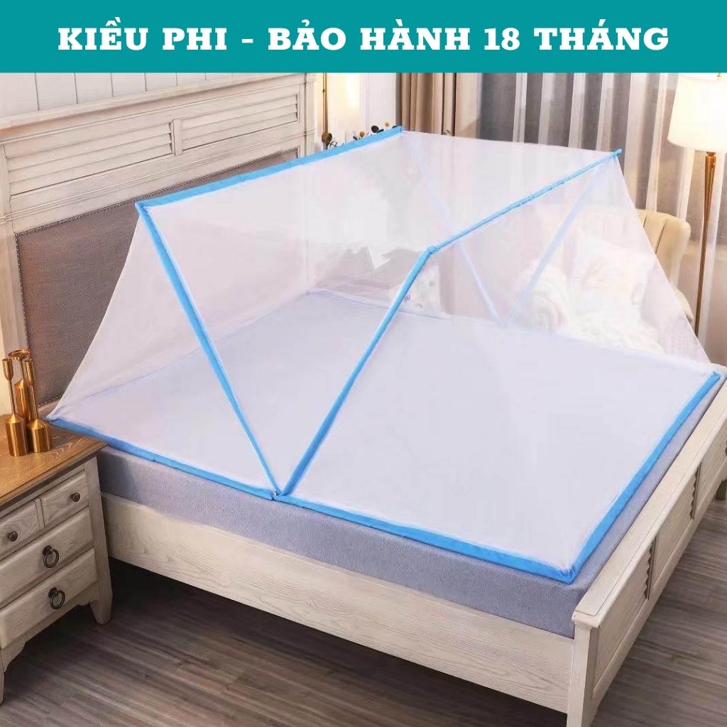 Mùng chụp tự bung người lớn kiểu xếp gấp gọn tiện dụng cao cấp Kiều Phi