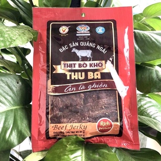 Thịt Bò Khô Thu Ba Đặc Sản Quảng Ngãi 100gr/bịch, Bò khô hương vị tuổi thơ Quà Quê
