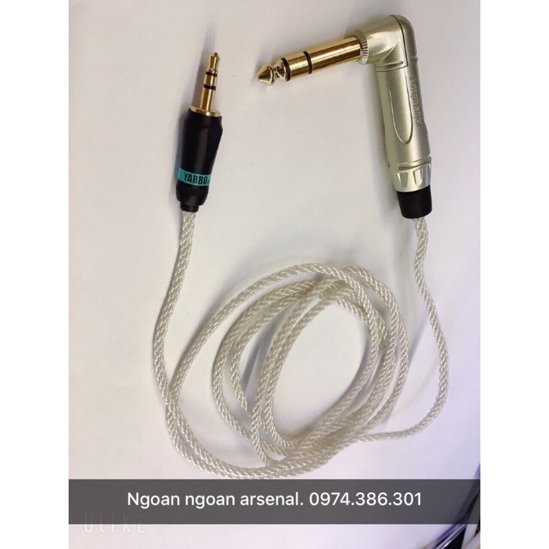 dây chuyển đổi 6 ly (6,5ly) ste sang jack 3.5. báo giá 1 dây