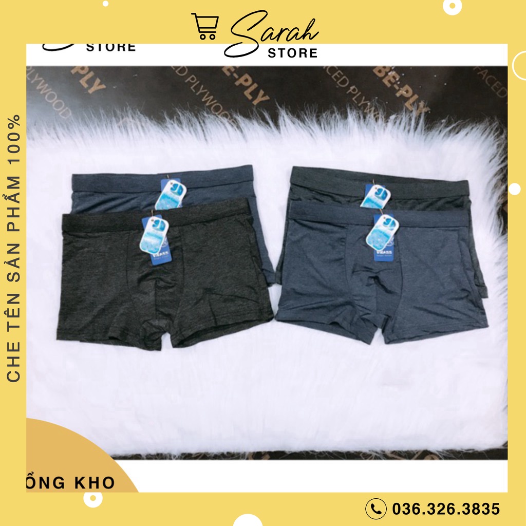 1 Chiếc Quần Lót Đùi, Sịp Đùi 3D Boxer Nam Thun Lạnh Co Giãn 4 Chiều