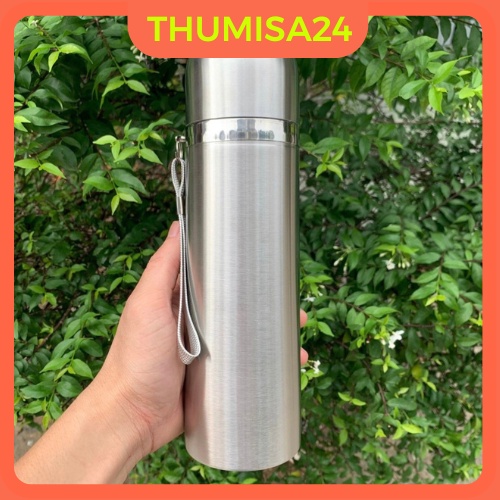 Bình nước giữ nhiệt, bình đựng nước inox 304 2 lớp 550ml