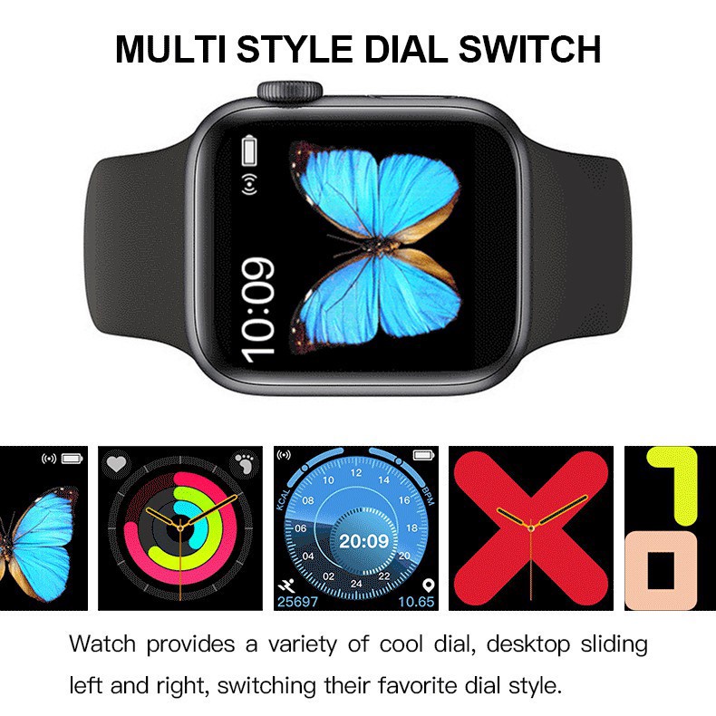 Đồng Hồ Thông Minh T500 Kết Nối Bluetooth Theo Dõi Sức Khỏe Cho Iwatch Apple Watch 5