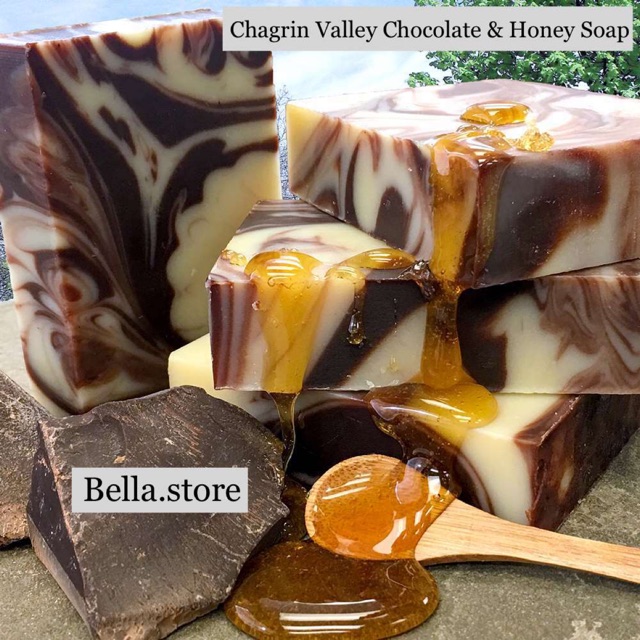 [Organic] Xà phòng tắm hữu cơ Chagrin Valley Chocolate &amp; Honey Soap