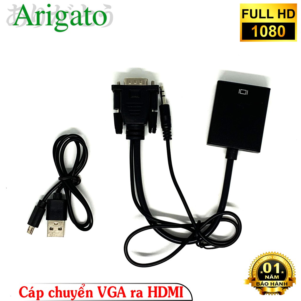 Cáp Chuyển Đổi Tín hiệu VGA sang HDMI giá tốt