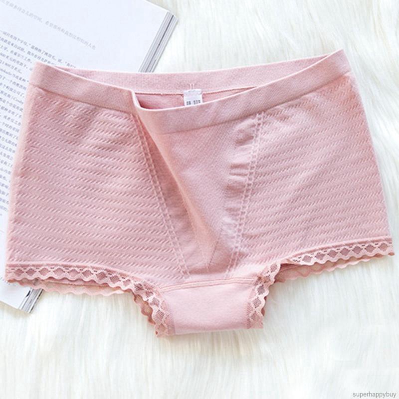 Quần lót Boxer lưng vừa viền ren quyến rũ cho nữ | BigBuy360 - bigbuy360.vn