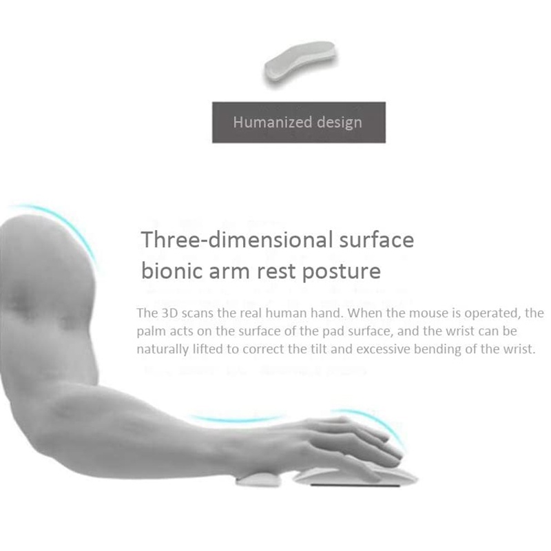 【COD】 Mouse Wrist Rest Silicone Hand Cushion Soft Pad Durable Office Palm/Hand/Wrist Support Moves with Wrist