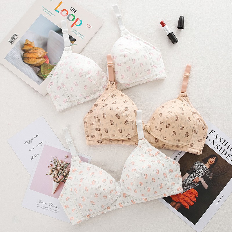 Áo ngực cotton AOWEINISI thiết kế cho phụ nữ đang chăm con nhỏ