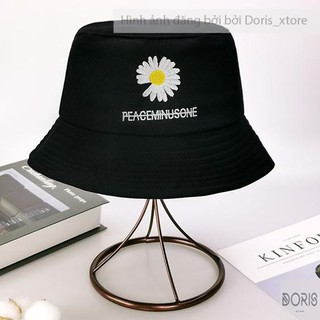 Mũ Bucket💥Nón Bucket Tròn Vành Hoa Cúc Peaceminusone Phong Cách Ulzzang Unisex Doris_xtore