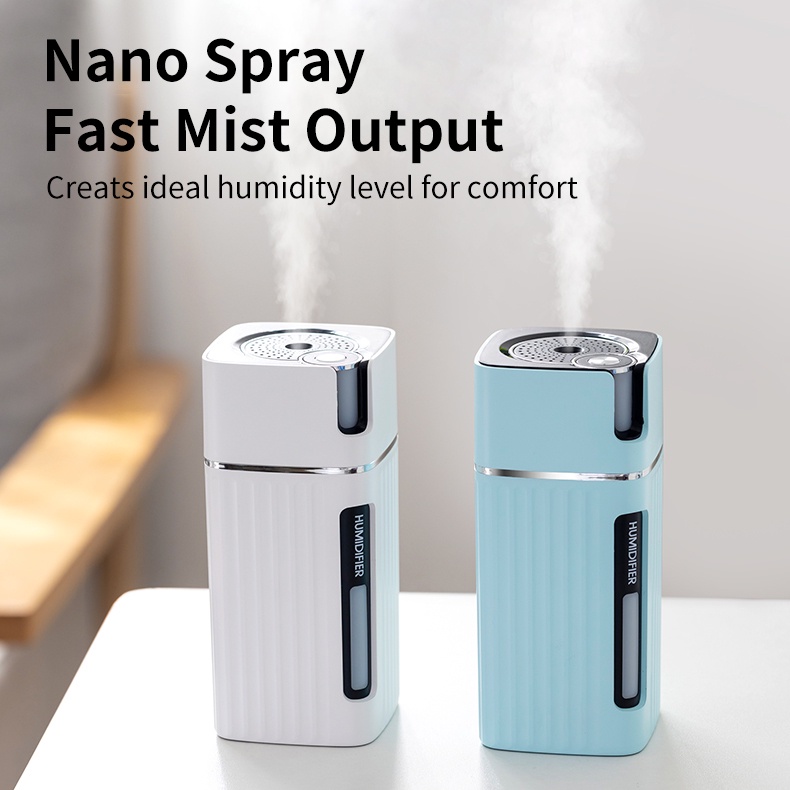 Máy Tạo Độ Ẩm Không Khí Mini Để Bàn Kèm Phụ Kiện