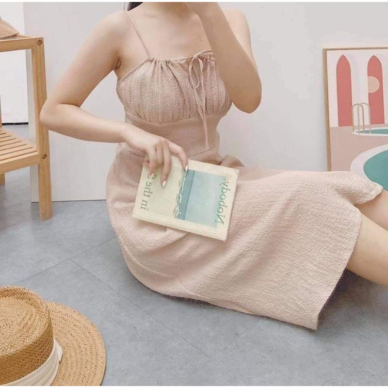 Vải thô xốp nhăn, nhún đẹp