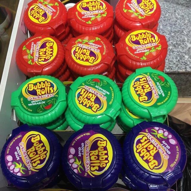 (Sale) Kẹo cao su cuộn Hubba Bubba Bubble rolls Thái Lan