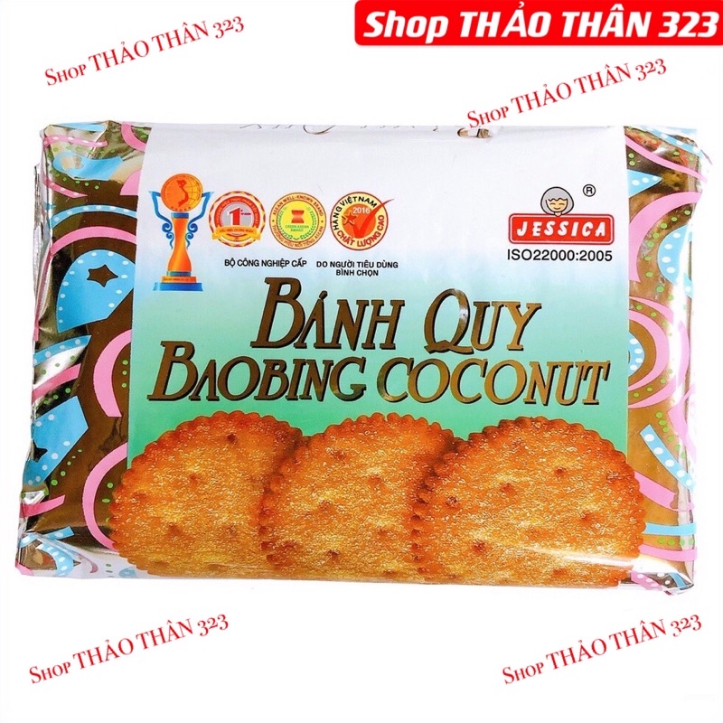 Bánh Quy Dừa COCONUT Crackers 170g