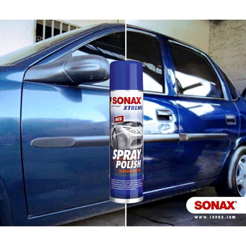 Đánh bóng sơn xe Sonax Xtreme Spray Polish 320ml (dạng bọt)