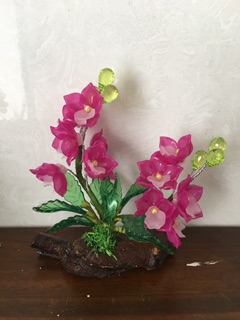 Chậu hoa mini cao 12cm ngang 10cm