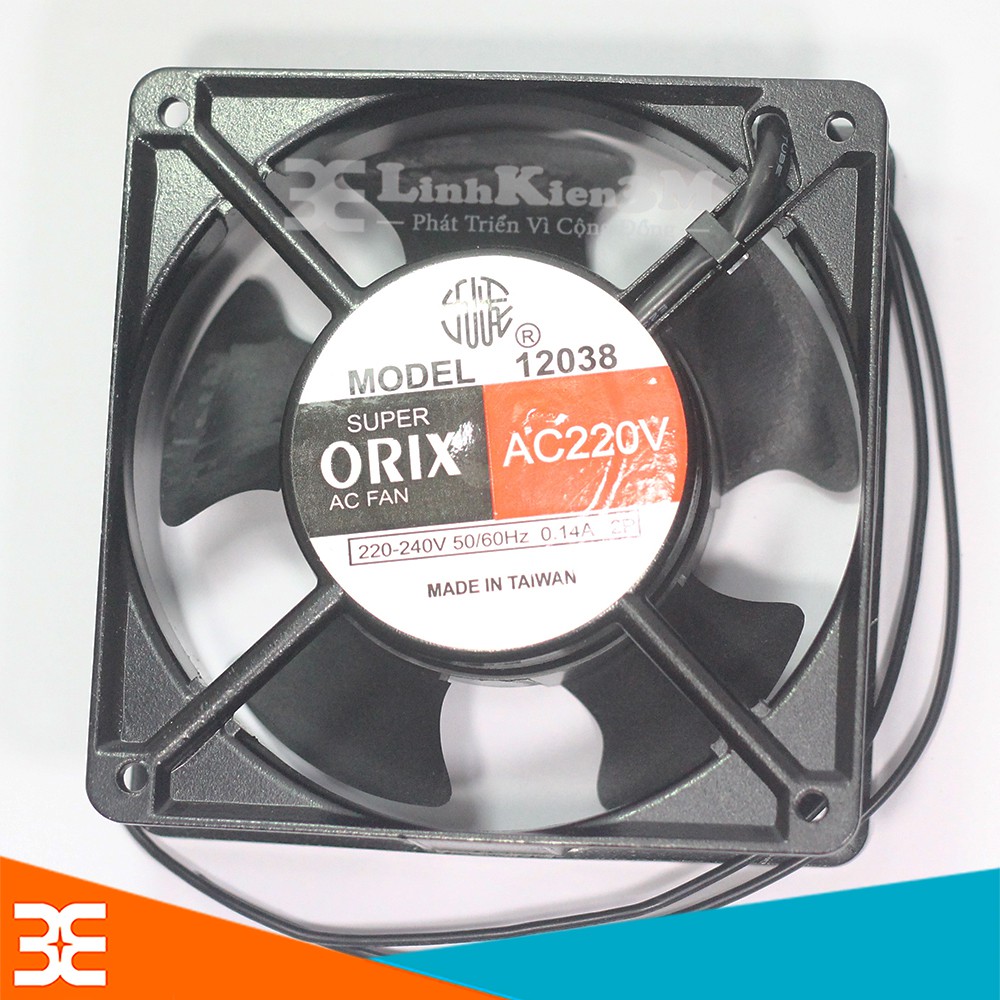 Quạt Tản Nhiệt ORIX 220VAC 12x12 Cao Cấp ( BH : 1 tháng )