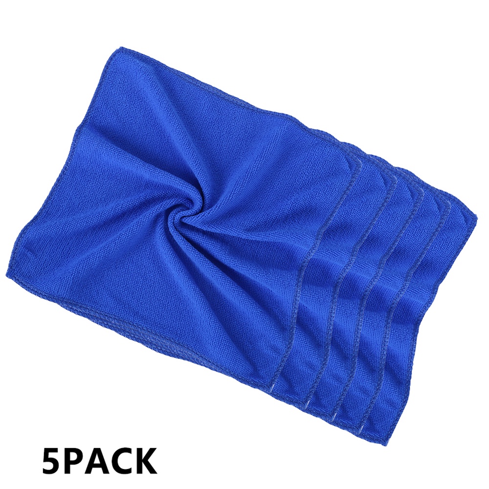 10 Khăn Lau Xe Hơi / Xe Máy Bằng Vải microfiber 25x25cm