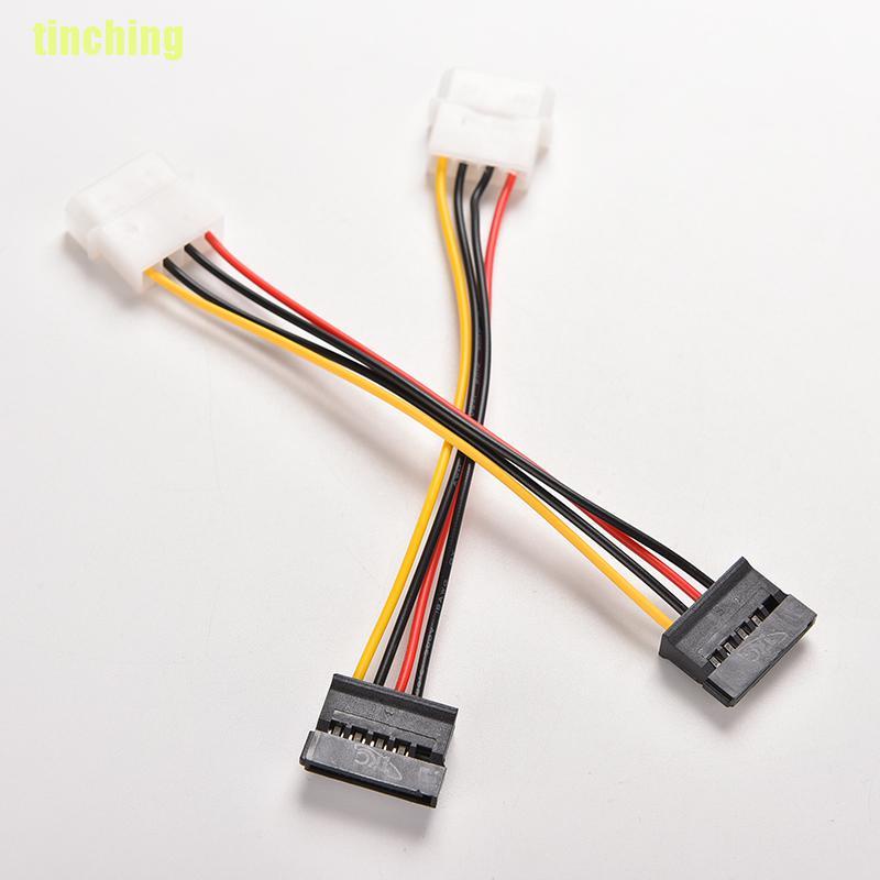 Bộ Chuyển Đổi Nguồn Điện 1pin 4 Pin Ide Molex Sang 15-Pin Ata Sata 15-Pin