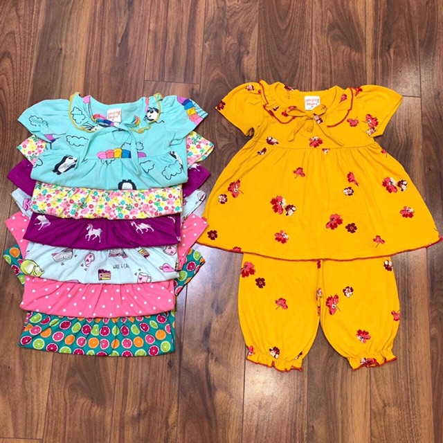 Bộ lửng bánh bèo bé gái {size 8-18kg}