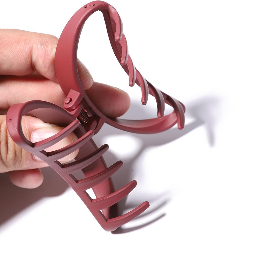 Kẹp gắp tóc Beadia màu trơn tùy chọn xinh xắn cho nữ