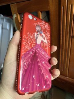 Ốp dẻo cô gái đính đá Oppo F3