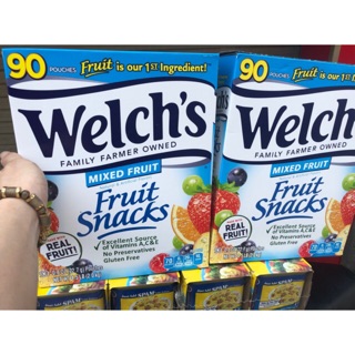 Kẹo trái cây welch's Mỹ  90 gói Date: 05/2021