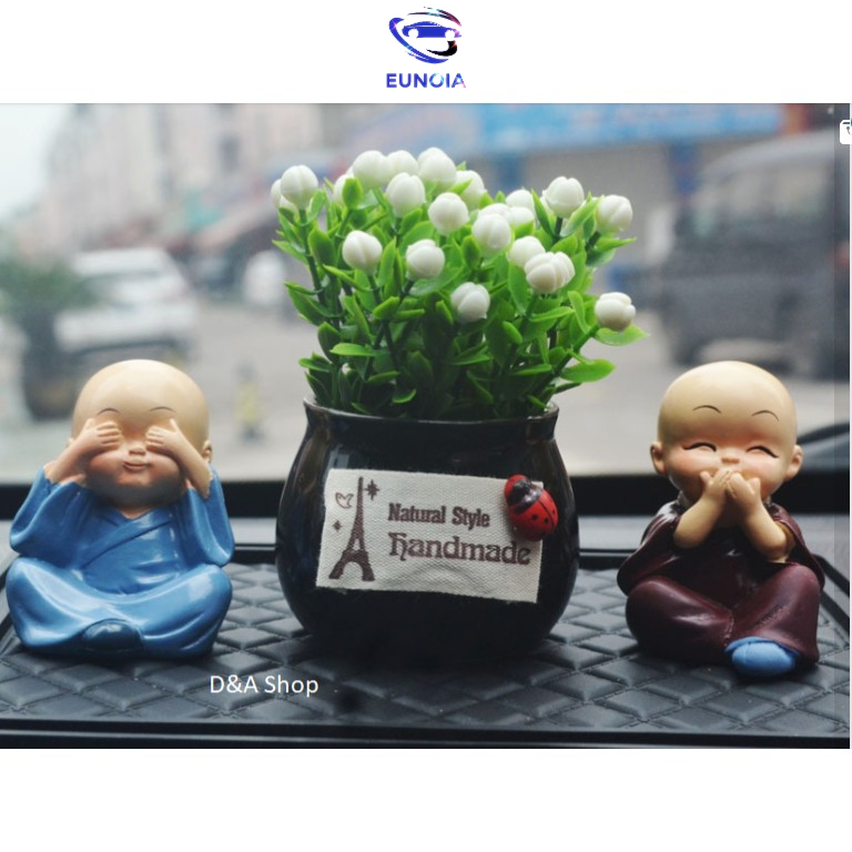 Set tượng tứ không trang trí taplo ô tô, táp lô xe hơi và bàn làm việc