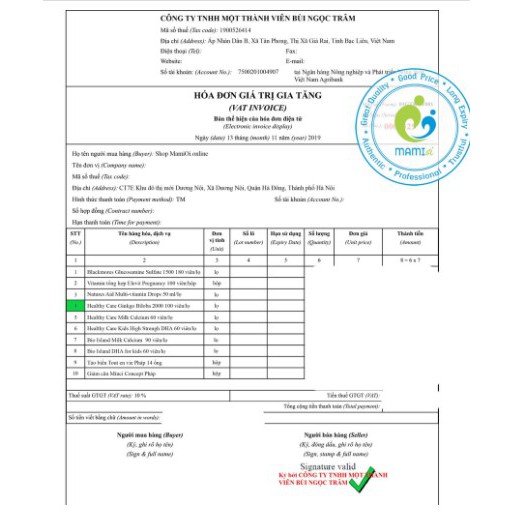 Viên Uống Bổ Não Healthy Care Ginkgo Biloba 2000 Cải Thiện Trí Nhớ 100 Viên Úc