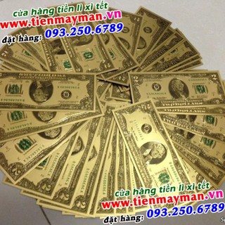 Tiền 2USD Vàng