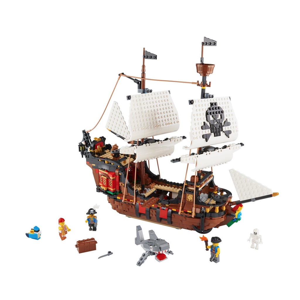 Lego HaHa - Lego Creator - Thuyền Hải Tặc - 31109
