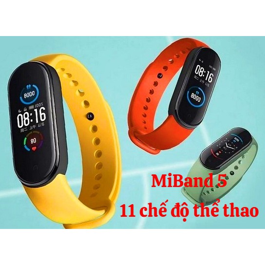 [Bản Quốc tế] Đồng Hồ Xiaomi Mi Band 5 - Nguyên Seal Mới 100% - Chính hãng có sẵn tiếng Việt