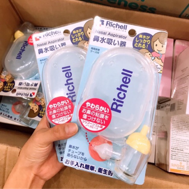BỘ HÚT MŨI RICHELL NHẬT KÈM HỘP ĐỰNG