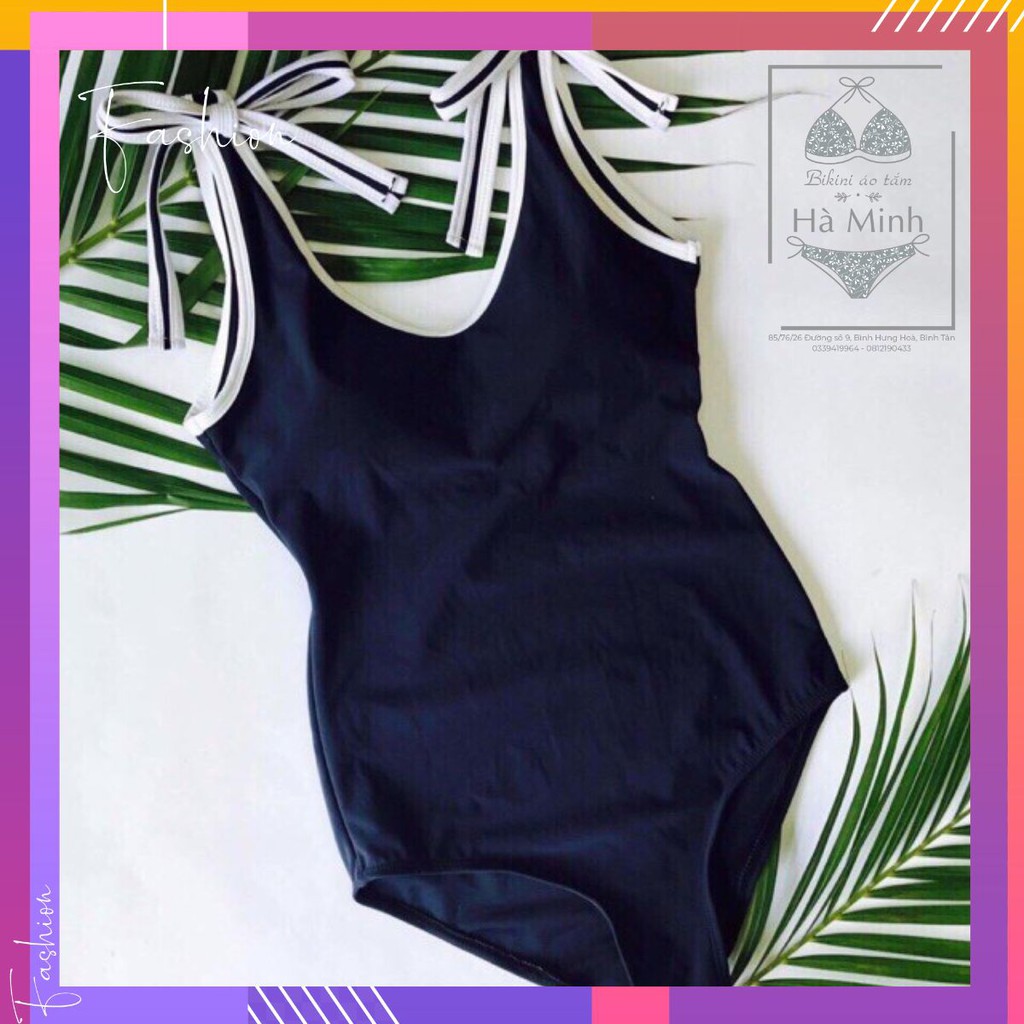 Bikini liền thân nơ vai - Eva Shop - Che khuyết điểm, cực tôn dáng tôn da