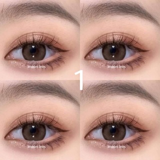 Lens (kính áp tròng) xám nâu giãn vừa