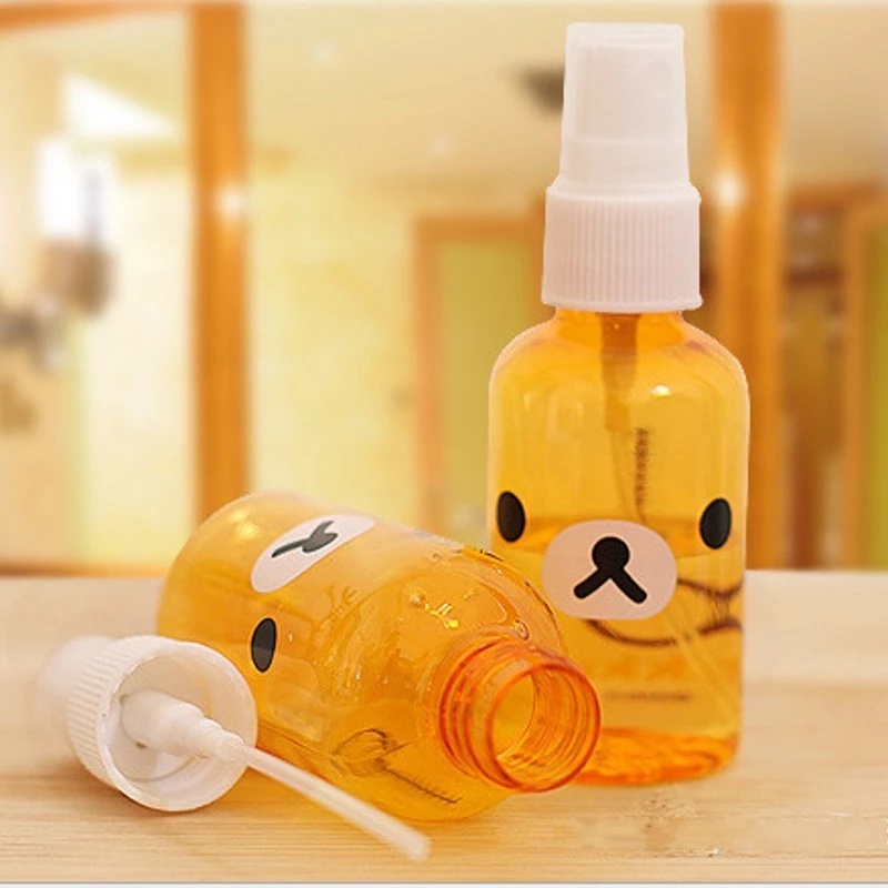 [Hàng mới về] Chai rỗng dạng xịt đựng nước hoa vỏ hình gấu hoạt hình dễ thương