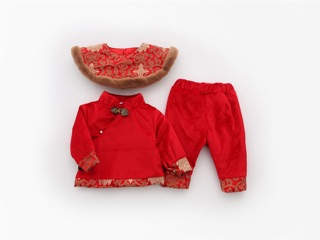 Set bộ kèm khăn cực ấm cho bé trai