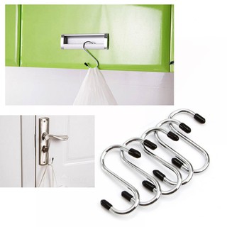 Kitchen Organizer Storage Clasp Hanger Stainless Steel Hooks S-Shape