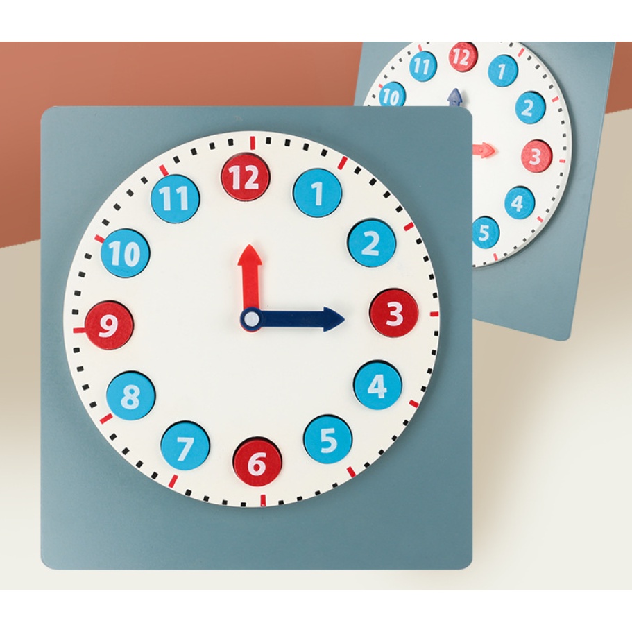 Đồng hồ mô hình montessori