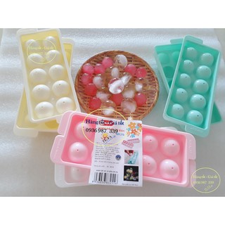 KHAY ĐÁ, KHUÔN THẠCH RÂU CÂU 10 VIÊN TRÒN